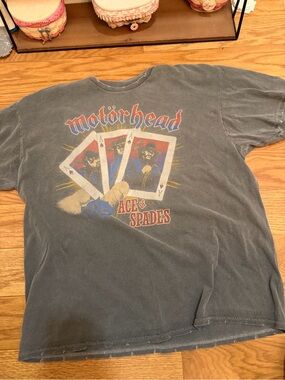 Motörhead Ace of Spades Graphic Tee - Faded Black